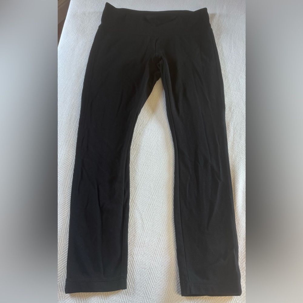 Women’s White House Black Market High Rise Sleek Black Leggings Size - L